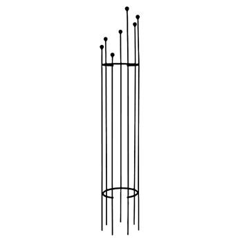 Opora/ochrana stromu VELEKA kruhová kovová černá 150cm