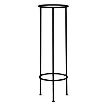 Stojan na květiny VOLTA kulatý kovový černý 60cm