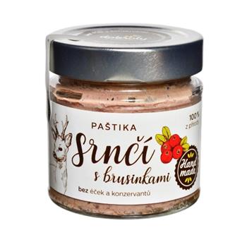Paštika srnčí s brusinkami 150g