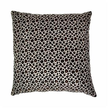 Polštář polyester krémovo-černá 45cm