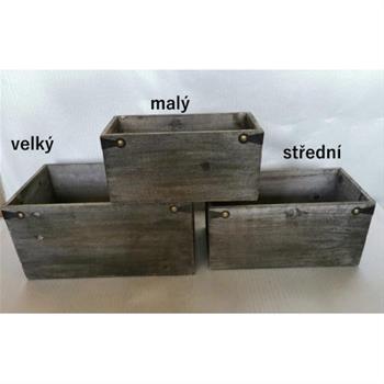 Obal hranatý + igelit dřevo velký