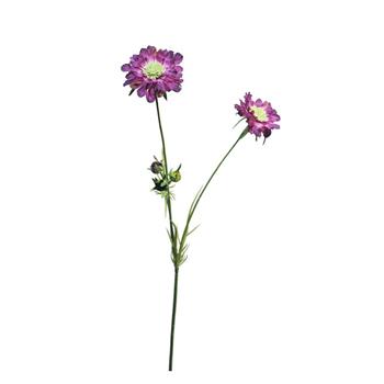 Scabiosa LIZA řezaná umělá purpurová 82cm