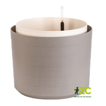 Květináč samozavlažovací BERBERIS plast tau/kost 55cm