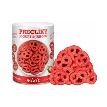 Preclíky jogurtová čokoláda s jahodami 250g