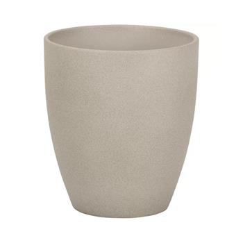 Obal na květináč orchidejový keramický TAUPE STONE 620 sv.hnědý 15cm