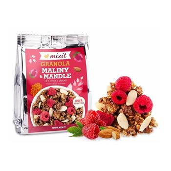 Mixit Granola z pece do kapsy Maliny a mandle 70g