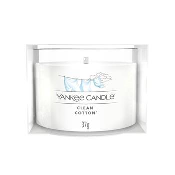 Votiv sklo YANKEE CANDLE Clean Cotton 37g