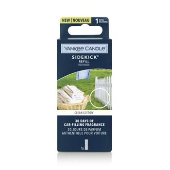 YANKEE CANDLE náplň do auta SIDEKICK Clean Cotton