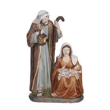 Svatá rodina polyresin hnědá 20cm