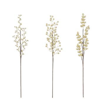 Větev bobule umělá mix zlatá 70cm