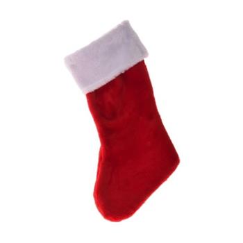 Punčocha vánoční filcová červená 42cm