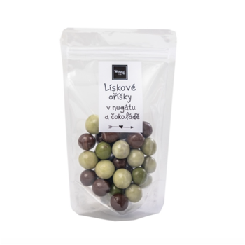 Ořechy lískové v nugátu a čokoládě 115g