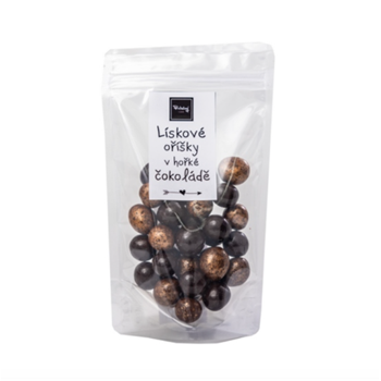 Ořechy lískové v hořké čokoládě lesklé 115g