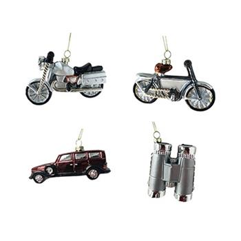 Ozdoba auto/kolo/motorka/dalekohled mix 13cm