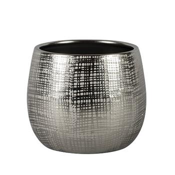 Obal ALBA keramika mat stříbrná 11,5cm