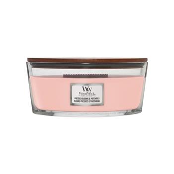 Svíčka WoodWick oválná Pressed Blooms & Patchouli 453g