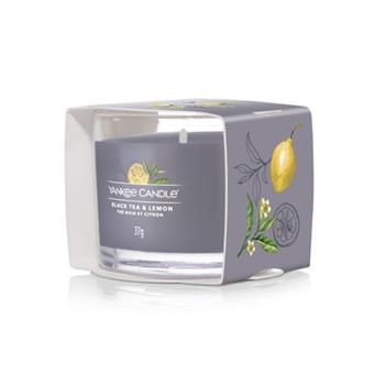 Votiv sklo YANKEE CANDLE 37g Black Tea & Lemon