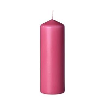 Svíčka válec RAL BOLSIUS růžová 20cm