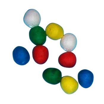 Vejce vatové 2cm mix 10ks