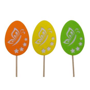 Zápich vajíčko s motýlem mix