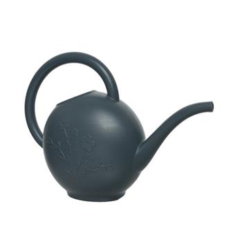 Konvička dekor květy plast šedá 1,9l