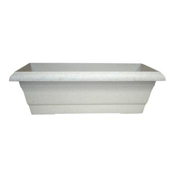 Truhlík plastový FESTONE bílý granit 50cm