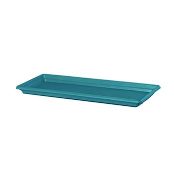 Podmiska pod truhlík plastová FESTONE tyrkysová 45cm