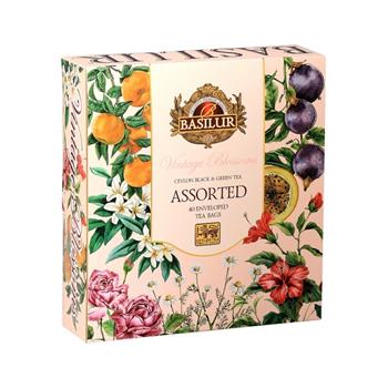 Čaj Basilur Vintage Blossoms Assorted 40x2g