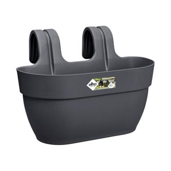 Květináč plastový ELHO Vibia Campana Easy Hanger M antracitový 36cm