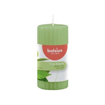 Svíčka vonná válec BOLSIUS Green Tea 12cm