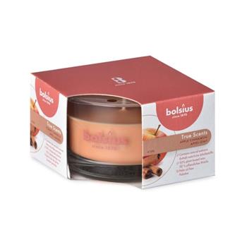 Svíčka vonná sklo BOLSIUS Apple Cinnamon 8cm