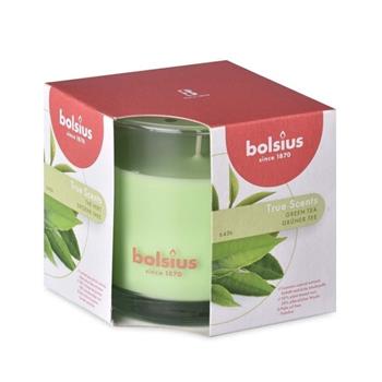 Svíčka vonná sklo BOLSIUS Green Tea 9,5cm