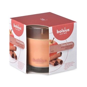 Svíčka vonná sklo BOLSIUS Apple Cinnamon 9,5cm