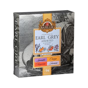 Čaj Basilur All Natural Earl Grey Assorted 40x2g