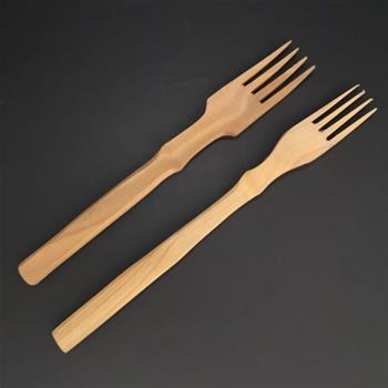 Vidlička dřevo mix přírodní 23cm