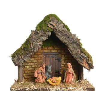 Jesličky Svatá rodina a 5 figurek polyresin 23cm