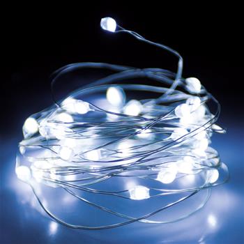 Řetěz 66LED s časovačem na baterie 100cm