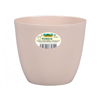 Obal plastový PATRICIE MODERN matný tm.béžový 13cm