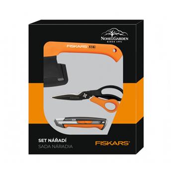 Set pro kutily Fiskars - nůžky + sekera + nůž odlamovací 3ks