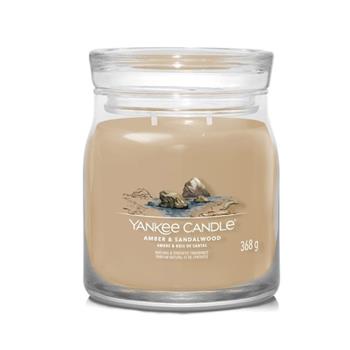 Svíčka YANKEE CANDLE Signature 368g Amber & Sandalwood