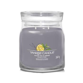 Svíčka YANKEE CANDLE Signature 368g Black Tea & Lemon