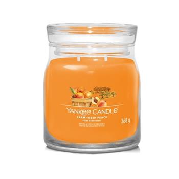 Svíčka YANKEE CANDLE Signature 368g Farm Fresh Peach