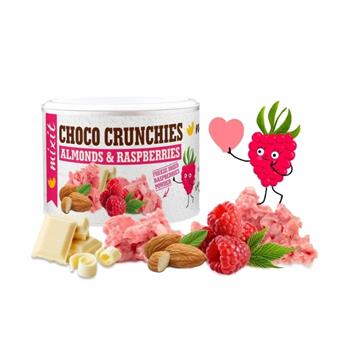 Mixit Crunchies - Malinové čokohrudky s mandlemi 140g