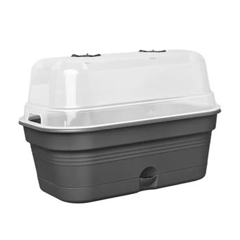 Minipařeniště truhlík ELHO Green Basic 1 living black 32cm