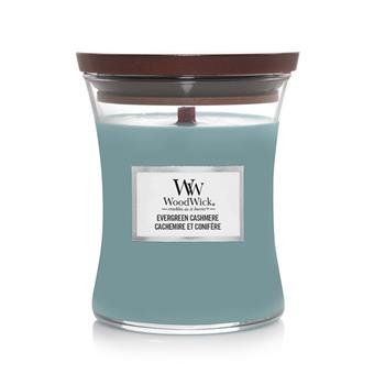 Vonná svíčka WoodWick Evergreen Cashmere 275g