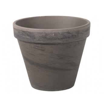 Květináč terakotový KLASIK čedičový 24cm