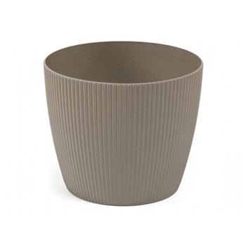 Obal plastový MAGNOLIA JUMPER ECO WOOD šedý 16cm