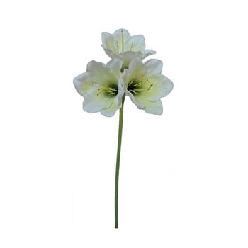 Amaryllis řezaný umělý krémový 56cm