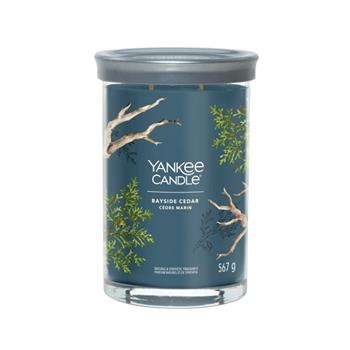 Svíčka YANKEE CANDLE Signature Tumbler 567g Bayside Cedar