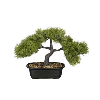 Bonsai hrnková umělá zelená 26x33cm